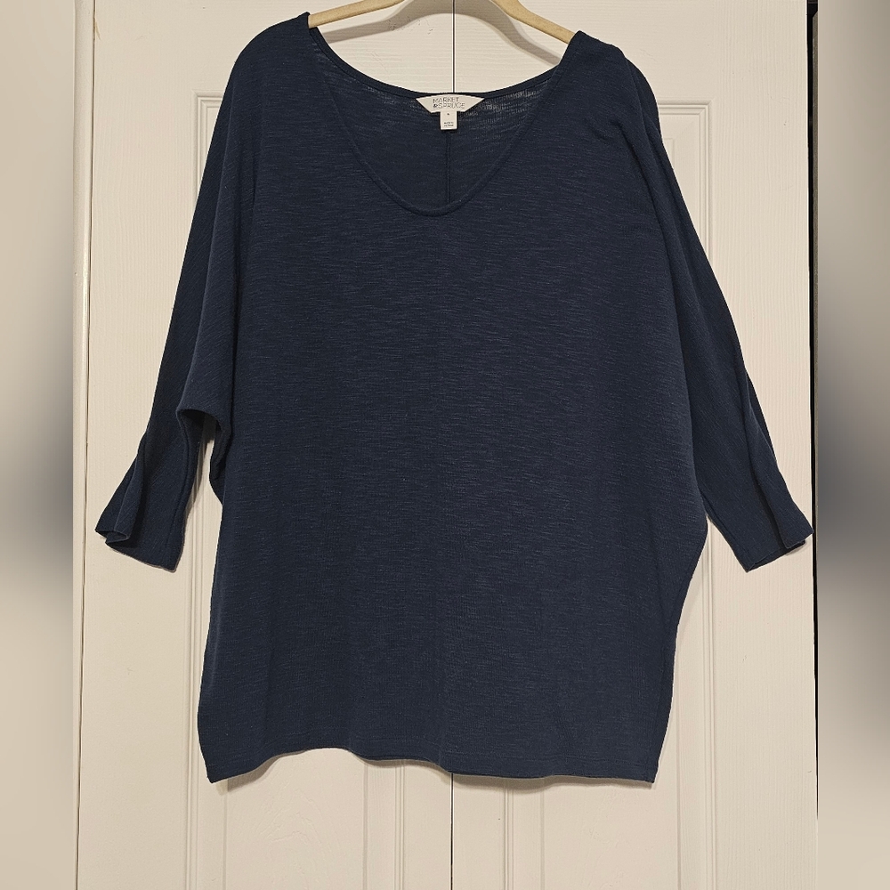 Market and Spruce 3/4 Sleeve Dolman Knit Top